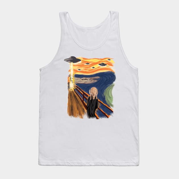 O Grito Tank Top by RedBug01